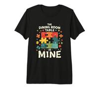 The Dining Room Table Is Mine Puzzle Maglietta Premium
