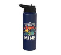 The Dining Room Table Is Mine Puzzle Stainless Steel Insulated Water Bottle
