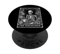 The Dispatcher 911 Dispatcher Operator Tarocchi Scheletro PopSockets PopGrip Adesivo