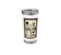 The Dispatcher Tarocchi 911 Dispatch Spooky Gothic Witchy Bicchiere termico in acciaio inox doppia parete