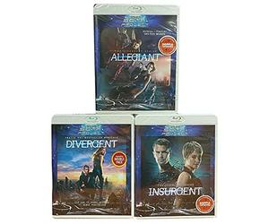 THE DIVERGENT SERIES DIVERGENT + ALLEGIANT + INSURGENT trilogia serie completa