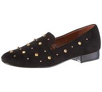 THE DIVINE FACTORY Iris, Mocassini (Loafer) Donna, Nero (Noir 001), 37 EU