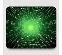 THE DIVINE PIXEL Lazer - Tappetino per mouse, taglia unica, 20 cm e 23 cm (sfarfallio)