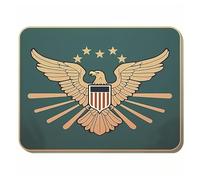 THE DIVINE PIXEL Tappetino per mouse US Air Force, base in gomma antiscivolo, 20 x 24 cm (Forza armata)