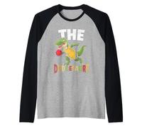 The Dodgesaurs Dodgeball Dodge Ball Game Pallamano Maglia con Maniche Raglan