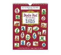 The Dodo Pad On The Wall 2026 - Calendar Year Wall Hanging Week to View Calendar Organiser: A Diary-Organiser-Planner Wall Book for up to 5 people/activities. UK made, sustainable, plastic free