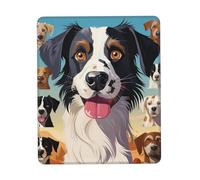 The Dog Breed Mousepad Portatile Tappetino per Mouse Lavabile Tappetino Scrivania per Computer Laptop Casa 25X30Cm