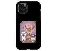 The Dog Groomer Retro Tattoo-Inspired Tarocco Card Dog Lover Custodia per iPhone 11 Pro