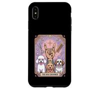 The Dog Groomer Retro Tattoo-Inspired Tarocco Card Dog Lover Custodia per iPhone XS Max