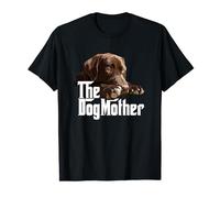 The Dog Mother Chocolate Lab Mom Brown Labrador Retriever Maglietta