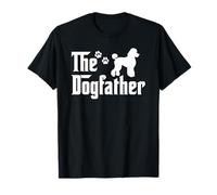 The Dogfather Tee Festa del Papà Regalo Papà - Dog Lover Barboncino Maglietta