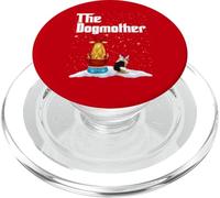 The Dogmother Basset Hound Dog Mom Christmas Puppy Xmas PopSockets PopGrip per MagSafe