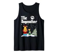 The Dogmother Chihuahua Dog Mom Christmas Funny Puppy Xmas Canotta