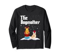 The Dogmother Havanese Dog Mom Christmas Puppy Xmas Maglia a Manica