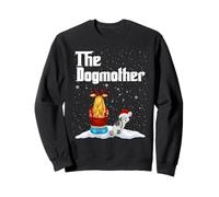 The Dogmother Lhasa Apso Dog Mom Christmas Puppy Xmas Felpa