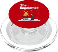 The Dogmother Miniature Schnauzer Dog Mom Christmas Xmas PopSockets PopGrip per MagSafe