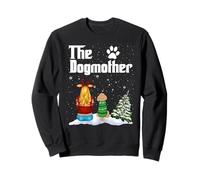 The Dogmother Poodle Dog Mom Christmas Xmas Felpa