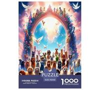 The Dog's Destination 1000 Pezzi Puzzle Classici Per Adulti E Bambini A Partire Da 12 Anni Giochi Rilassamento E Intelligenza Ideale Per Amanti Dei Puzzle Esperti - Decorazione Domestica 70x50cm/1000