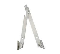 The Door Rod Electrical Cabinets with Retractable Folding Hinges and Limit Devices 1Pcs(Brushed-R)