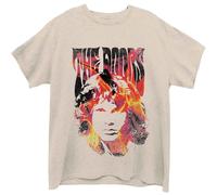 The Doors Jim Face Fire ufficiale Uomo maglietta unisex