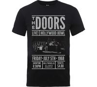 The Doors Live at the Hollywood Bowl 1968 Rock ufficiale Uomo maglietta unisex