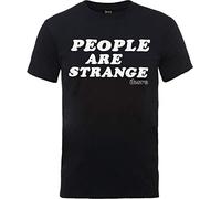 The Doors Maglietta nera con scritta in inglese "People are Strange"