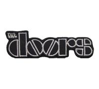 The Doors Patch Band Logo Ufficiale Nero Woven Iron On 28 X 90Mm Size One Size