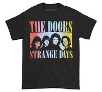 The Doors Strange Giorni Classico da Uomo American 70s Rock Band Grafico T-Shirt