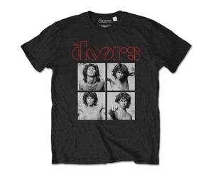 The Doors T Shirt Jim Morrison Boxes Band Logo Nuovo Ufficiale Uomo Nero