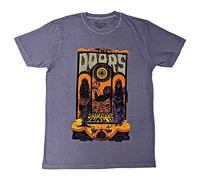 Rock Off officially licensed products The Doors T Shirt Sacramento Band Logo Nuovo Ufficiale Unisex Embellished Size M