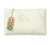 The Double Twenty | 1 Cuscino Memory Foam a Saponetta con Federa in Aloe Vera,Modello Saponetta,Cuscino letto Cervicale e Ortopedico (11cm)