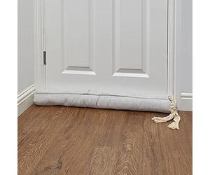 The Dove Factor Paraspifferi per porta, 88 x 9 cm, paraspifferi in tessuto per porte, resistente alle intemperie e insonorizzante, accessorio per porta isolante a basso consumo energetico (guscio