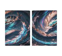 The Dragon Is Soaring Porta passaporto ultra sottile in pelle PU organizer per documenti da viaggio compatto premium internazionale per passaporto americano custodia per donne uomini