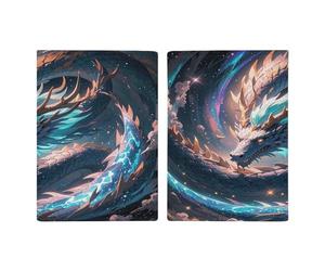 The Dragon Is Soaring Porta passaporto ultra sottile in pelle PU organizer per documenti da viaggio compatto premium internazionale per passaporto americano custodia per donne uomini