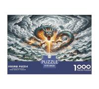 The Dragon Jigsaw Puzzle,1000 Pezzi Classici, Per Adulti E Bambini A Partire Da 12 Anni Giochi Del Cervello Sfida Impossibile - Decorazione Della Casa 38x26cm/1000pcs