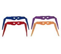 The Dragons Den Mascherina per occhi a metà viso per adulti, accessorio per travestimento in maschera [tutti e 4 i colori]