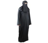 The Dragons Den Travestimento tradizionale per adulti con cappuccio, stile arabo, arabo, musulmano, Chadri, Burka, Hijab, [XXL]