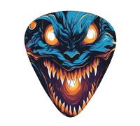 The Dragon's Roar - Confezione da 12 plettri per chitarra, 4 pezzi in ciascuna delle 3 misure, adatti per una vasta gamma di strumenti a corda