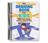 The Drawing Book for Kids: 365 Daily Things to Draw, Step by Step (Woo! Jr. Kids Activities Books) [Spiral-bound]