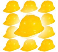 The Dreidel Company Yellow Construction Worker Hat Hat Helmet Dimensioni per bambini e forniture per le aule (Pack da 12)