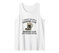 The Drinking Club con Un Problema di Corsa Hash House Harriers Canotta