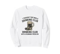 The Drinking Club con Un Problema di Corsa Hash House Harriers Felpa