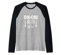 The Drinking Club con un problema di corsa Hash House Harriers Maglia con Maniche Raglan