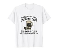 The Drinking Club con Un Problema di Corsa Hash House Harriers Maglietta