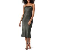 The Drop Abito Midi da Donna Danica, Senza Spalline, Grigio Liquido, M