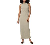 The Drop Abito Midi da Donna Lena, con Collo Alto, Testurizzato, Cachi Vintage, S