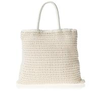 The Drop Alora Crochet Small Tote da Donna, Avorio, Taglia unica
