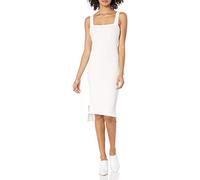 The Drop Amelia - Vestito a canottiera con collo quadrato, con spalline da Donna, Avorio, 4XL Plus