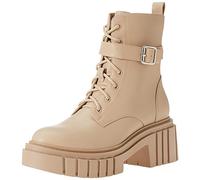 The Drop - Anfibi con Zeppa E Lacci Koi, Combat Boots Donna