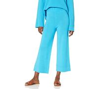 The Drop Bernadette Pull-on Loose-fit Cropped Sweater Pant da Donna, Blu Oceano, S